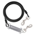 thumbnail image 1 of Heavy Duty Dog Tie Out 8m Long Leash with Spring Swivel Clips Durable Runner Chain for Outdoor Yard Camping, 1 of 4