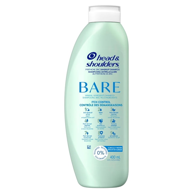 Head & Shoulders BARE Itch Control Dandruff Shampoo, Anti-Dandruff Treatment