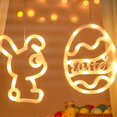 thumbnail image 4 of SUTENGDA 2pcs Easter Window Lights Easter Eggs Bunny Lights Decorations Battery Operated Easter Lights with Suction Cup Easter Decorations for Home Indoor Easter Party Decor, 4 of 7