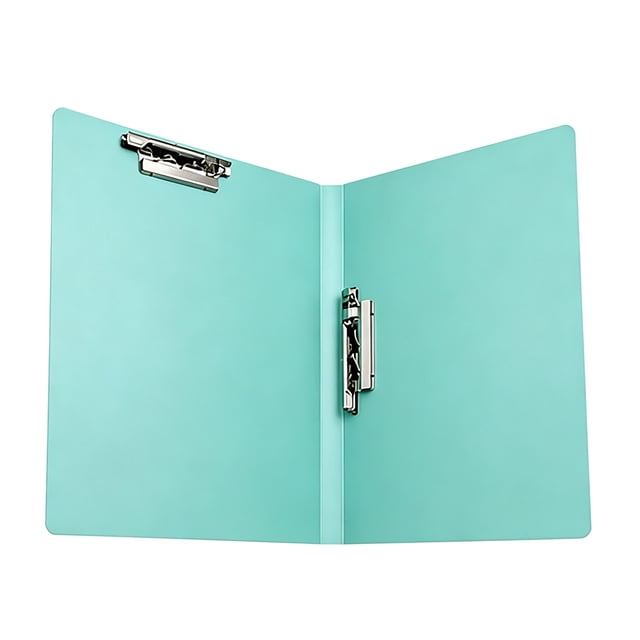 ZTTD Double Strong Clips File Folder Report Cover, Punchless Binder with 2 Clamp, Office Project Folder, Commercial or S-chool Documents File Folder, for Letter Size or A4 Size