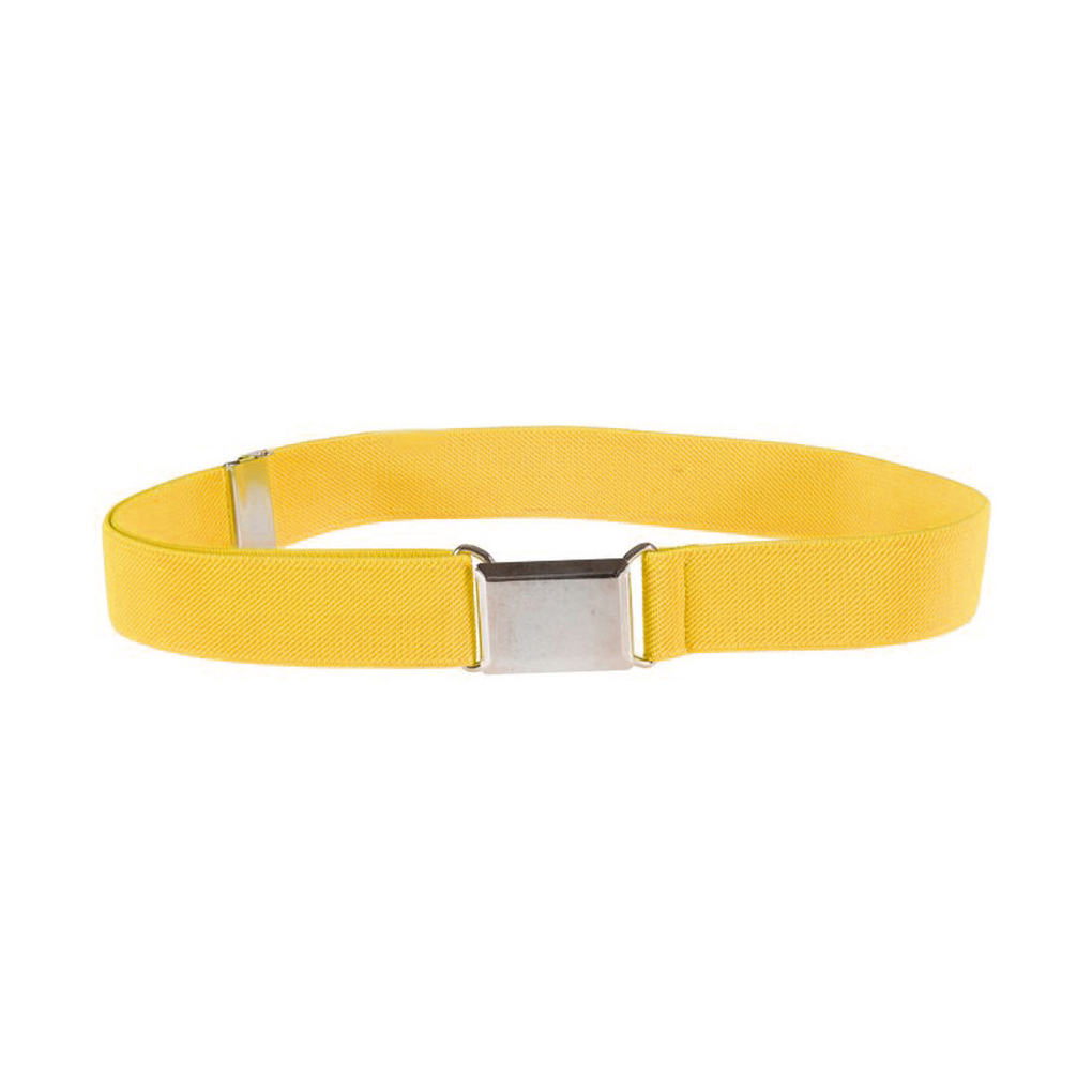 1 Ensemble Ceinture Élastique Simple pour Enfants Garçons Taille Extensible Boucle Ajustable Taille Extensible Réutilisable Lavable Jeans Accessoires de Vêtements Or
