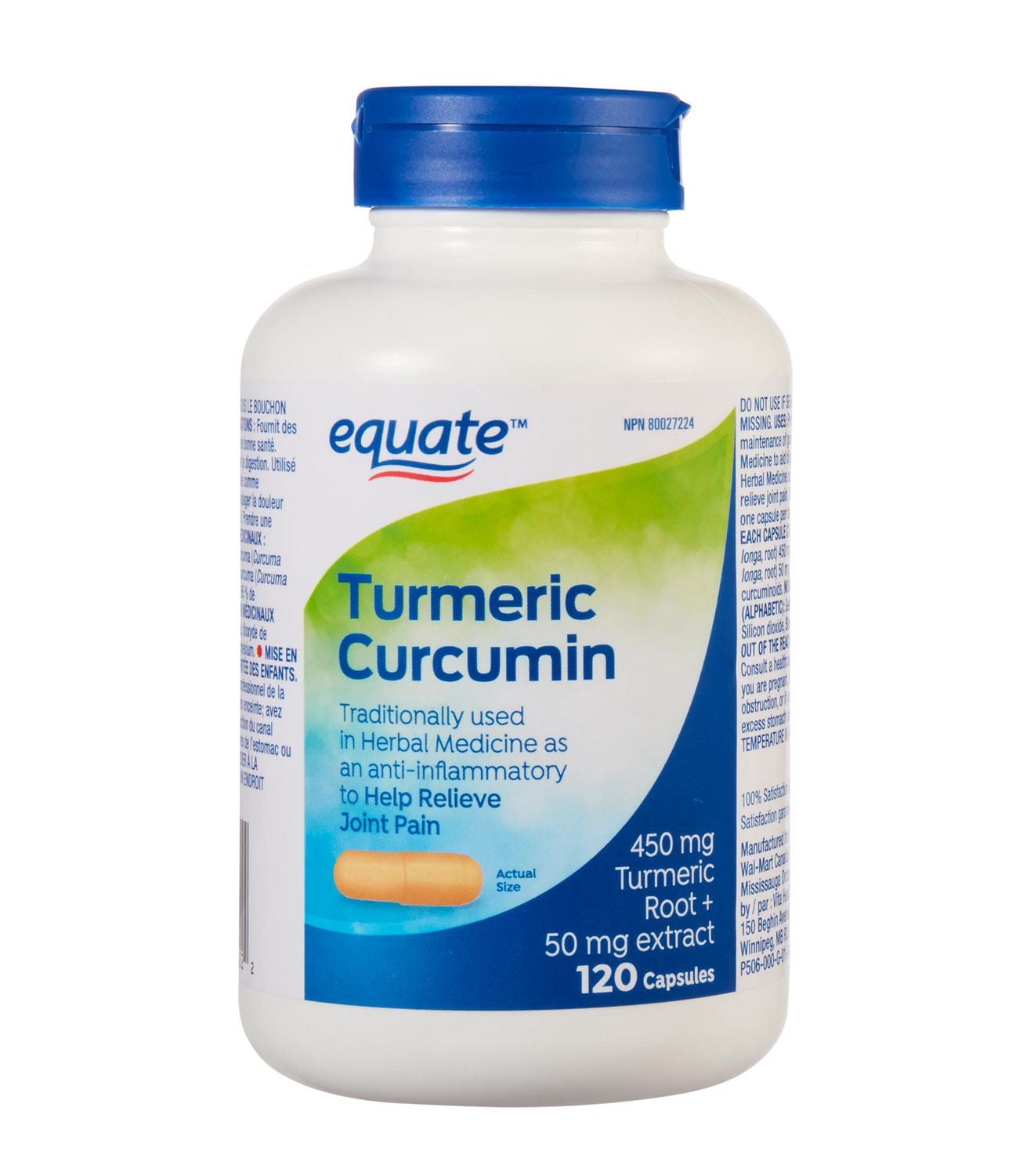 Equate Turmeric Curcumin, Use the Herbal Medicine as an anti-inflammatory, Unisex