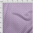 thumbnail image 2 of oneOone Georgette Viscose Light Purple Fabric Rabbit Animal Craft Projects Decor Fabric Printed By The Yard 42 Inch Wide, 2 of 4