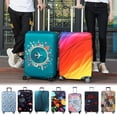 thumbnail image 2 of 18-32Inch Luggage Cover Elastic Suitcase Cover Full Body Print Suitcase Protective Case Suitcase Luggage Protector Dust Cover Colorful geometry S, 2 of 6