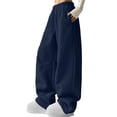thumbnail image 1 of Cameland Womens Solid Color Waterproof Overalls Zipper Pocket Lightweight Travel Sweatpants Trousers, 1 of 8