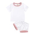 thumbnail image 4 of B91xZ Shorts Ensemble pour Garçons T-Shirt à Manches Courtes Imprimé Hauts et Pantalons Ensembles 2 Pcs, Rouge Melon D\'eau 2-3 Ans, 4 of 5