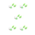 thumbnail image 3 of stanreset Waterproof Nose Clip Swimming Anti-noise Earplug for Protection Ear Protector Green 5Set, 3 of 6