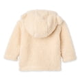 thumbnail image 2 of George Baby Girls' Plush Full Zip Hoodie, 2 of 2