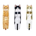thumbnail image 1 of GUOOL 3 pieces Cat Funny Hand Towels Decorative Drying Towel Bathroom Drying Hands C, 1 of 9