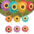 thumbnail image 5 of JINGT Sunflower Lawn Pinwheel Wind Spinner Small Garden Windmill Decor Red, 5 of 5