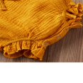 thumbnail image 4 of Combinaison à Manches Volantées Baby Romper Hair Band Set, 4 of 5