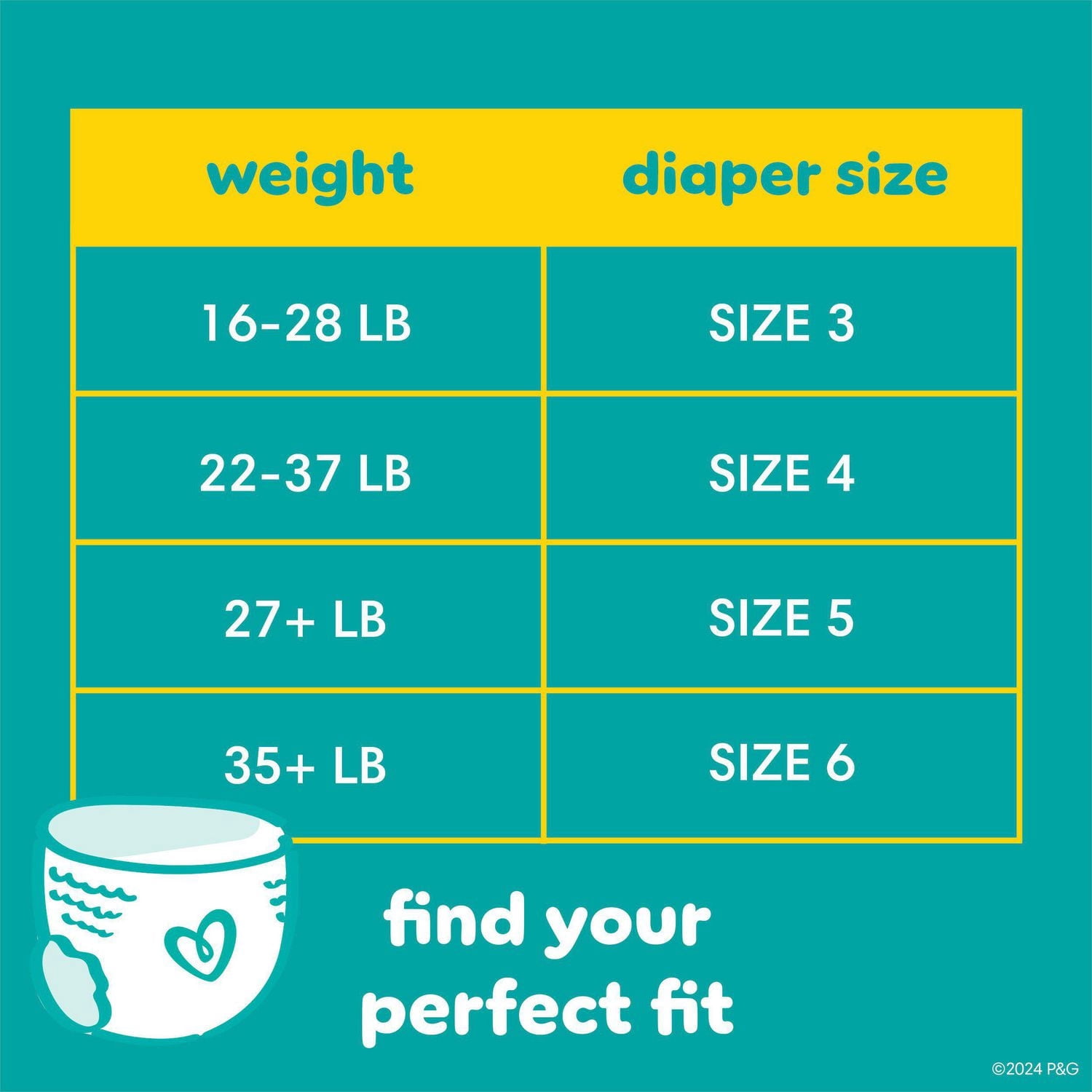 Pampers Couches - Swaddlers 360° - Taille 3, jusqu'à 100 % Anti-Fuites avec Ajustement Sec et Confortable, Onglets Faciles à Enlever Conçus pour des Changements Faciles, Couche à Enfiler