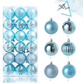 thumbnail image 2 of 36 Pcs Christmas Tree Decorations Christmas Tree Ornaments Christmas Tree Pendant Christmas Ornaments Set Christmas Ball Ornaments Christmas Decorations for Tree 1.18inch, 2 of 7