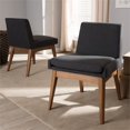 thumbnail image 2 of Baxton Studio Nexus Dining Side Chair in Dark Gray (Set of 2), 2 of 7