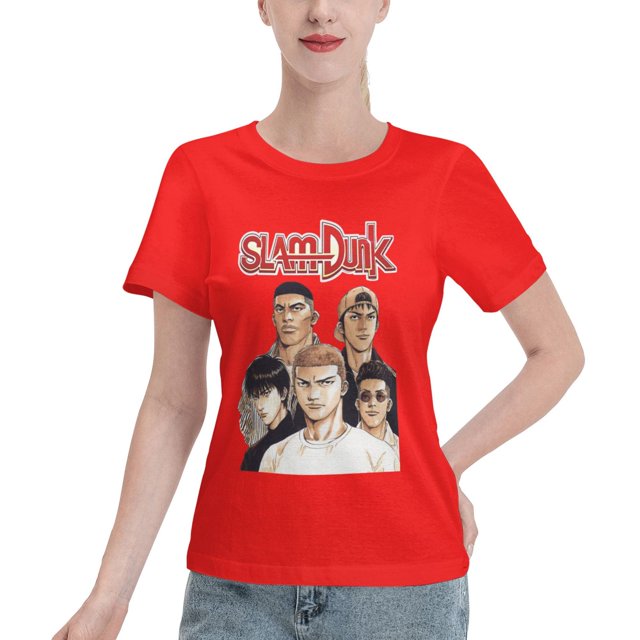 Women's Basic Short Sleeve T-Shirt Slam Dunk