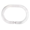 thumbnail image 2 of Anneaux de Rideau de Douche en Plastique Transparent - Ensemble de 12, 2 of 5