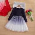 thumbnail image 2 of Tauxra Robe en Maille à Manches Longues et Col Rond pour Femmes, Jupe Élégante en Maille à Manches Longues au Style Princesse, Robe de Soirée Formelle pour Occasions Spéciales, 2 of 9