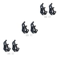 thumbnail image 4 of maskred 2PCS Mount For Roof Rack Mount Mount Accessories Wall Mounting Brackets For Roof Rack Truck Boats Black 3Set, 4 of 6