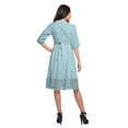 thumbnail image 3 of Moomaya Robe Midi Décontractée Unie pour Femmes à Manches Courtes Tenue d'Été Vêtements, 3 of 6