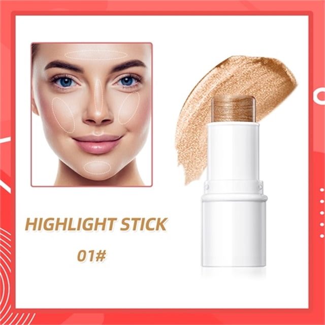 HOARBOEG Multi Functional Makeup Stick Three Dimensional Repair High Gloss Powder Blusher Rouge Lip Stick Color Repair Stick Clearance Sale