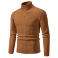 thumbnail image 1 of EGNMCR Chandail Col Rond pour Hommes, Chandail pour Hommes Mode Décontractée d'Hiver pour Hommes Design Uni Manches Longues Col Rond Haut Chandail pour Hommes, 1 of 8