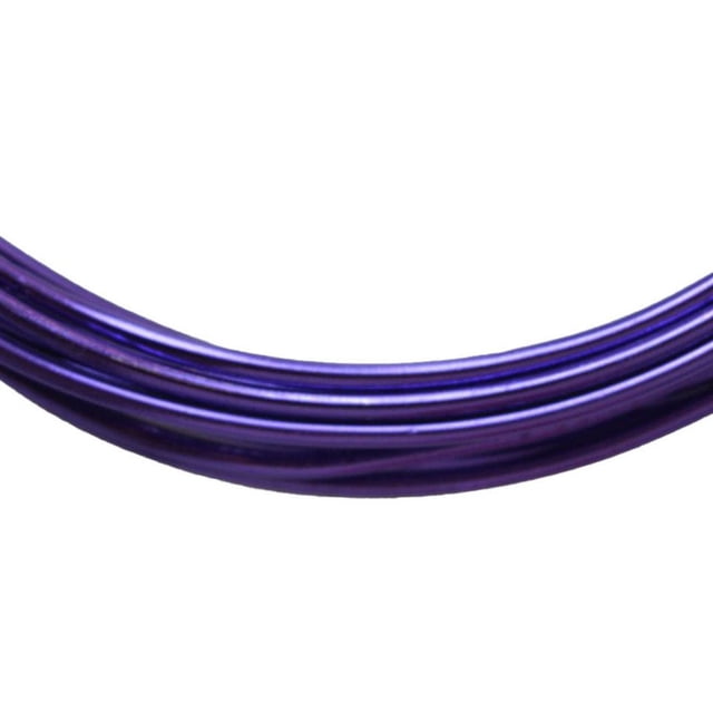 Aluminum Wire Thickness Bendable Wires Bike Material Thickness Easy to Easy to Use Handy Installation Durability Rust-proof for Crafts DIY violet purple
