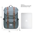 thumbnail image 2 of KAUKKO Laptop Outdoor Backpack, Traveling Rucksack Fits 15.6 Inch Laptop(5-7-Grey Point), 2 of 5