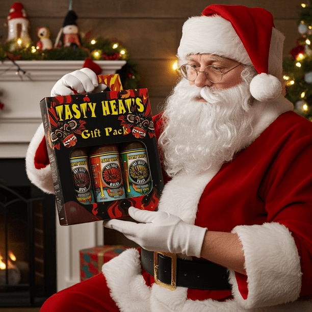 Tasty Heat's Hot Sauce Gift Set, Hot Sauce Gift pack , Hot Sauce