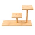 thumbnail image 4 of Zootealy 3 Tiers Potted Plant Holder DIY Mini Tabletop Plant Stand Desktop Flower Holder Storage Rack Shelf Bamboo Plant Stand Plant Display Rack for Home Office Cafe Book Store, 4 of 5