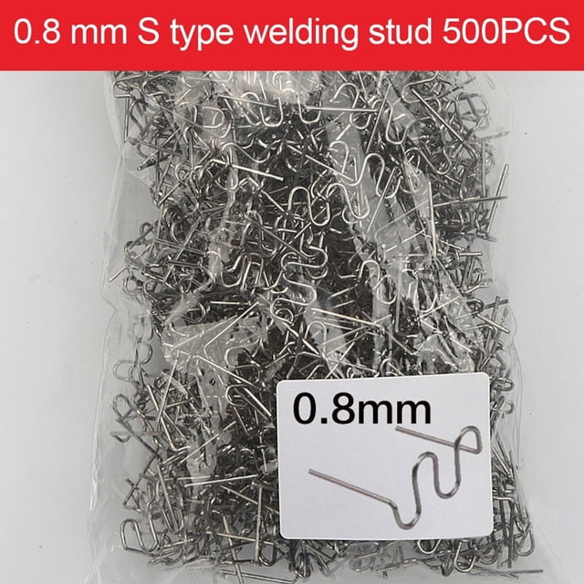 500 Pcs 0.8mm Hot Stapler Staples for Car Bumper Plastic Welder Repair Kit