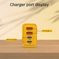 thumbnail image 3 of UsRHHA 2 in 1 GaN Charger, 120W Fast Charger Module with 4 Ports, Portable Wall Plug for Phone Tablet Laptop Travel, 3 of 5