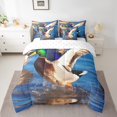 thumbnail image 2 of YST 3D Mallard Duck Bedding Comforter Set, Farm Animal Bedding, 7-Piece, Duck Hunting, King Size, 2 of 4