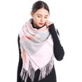 thumbnail image 1 of Foulard Couverture pour Femmes Grand Carré à Carreaux Tartan à Carreaux Pashmina Châles Étoles (105-50), 1 of 6