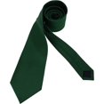 thumbnail image 5 of ORUYROP Men's Ties Solid Pure Color Plain Formal Black Ties For Men, 5 of 5