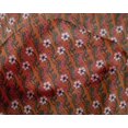 thumbnail image 4 of oneOone Silk Tabby Fabric Leaves & Floral Block Fabric Prints By Yard 42 Inch Wide, 4 of 4