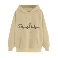 thumbnail image 3 of Sweat-shirt à Capuche à Manches Longues et Poches pour Femmes, 3 of 5