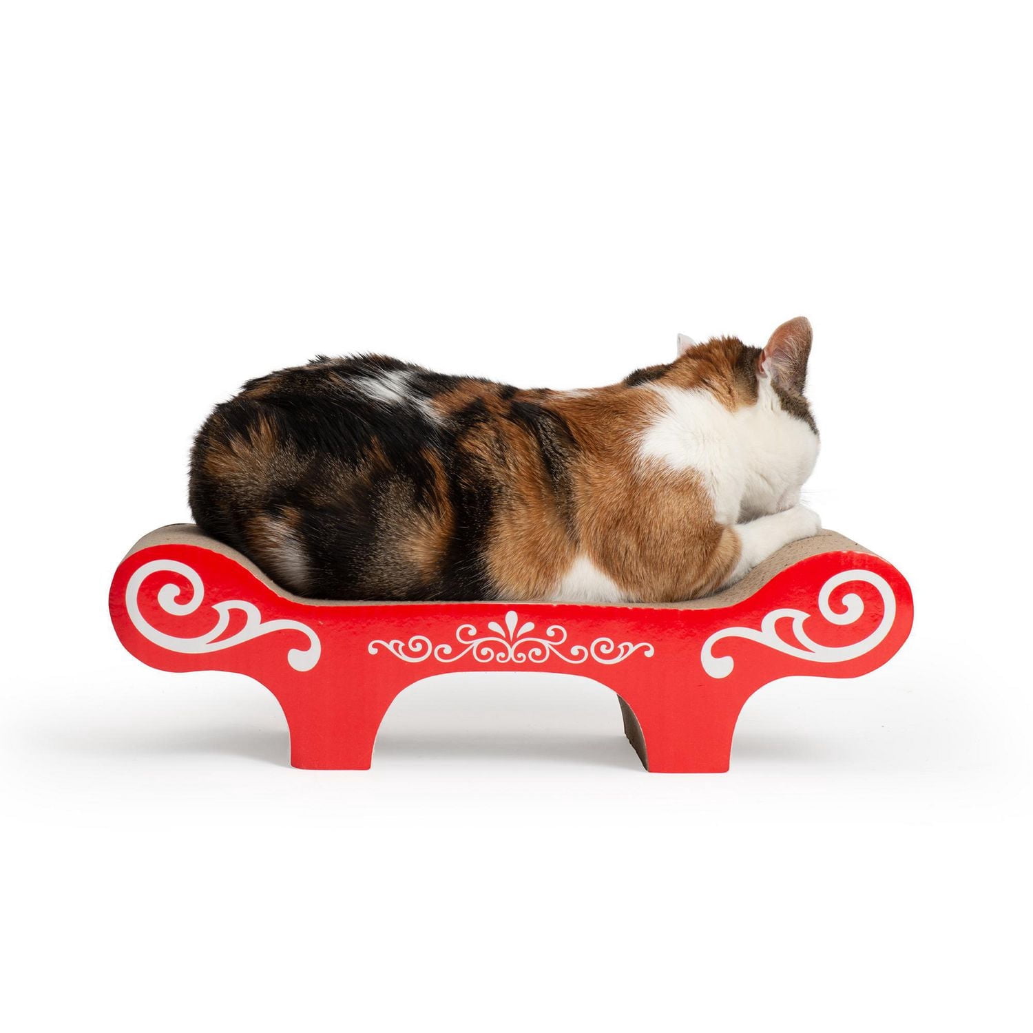 Catit Style Banc Griffoir pour Chat avec Herbe à Chat, Motif Urbain