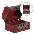 thumbnail image 3 of Rdeghly Antique Retro Wood Jewelry Storage Box Bracelet Necklace Organizer Gift Box, 3 of 8