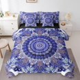 thumbnail image 1 of YST Médaillon Oriental 7 Pcs Mandala Vintage Ensemble de Literie, Format Simple, 1 of 4
