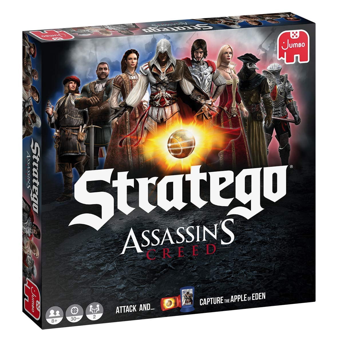 Jumbo, Stratego - Assassins creed, Strategy Board game, 2 Players, Ages 8 Year Plus
