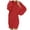L-Red, variant on 2025 Women's Sweater Dress Women Winter Sweater Knit Womens Sweater Dresses Knee Length Turtleneck Warm Long Sleeve Oversized Sweaters for Women Pocket