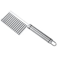thumbnail image 2 of Oleegame 2PC Potato Fry Cutter Edged Fruit Stainless Wavy Gadget Tool Kitchen Steel Potato Vegetable Cutting Kitchen，Dining Bar, 2 of 9