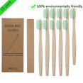 thumbnail image 4 of Soft Fibre Environmentally Wooden Toothbrush Bamboo Handle Toothbrush, 4 of 6