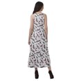 thumbnail image 4 of Moomaya Robe Imprimée Femme Fête Mariage Tenue de Fête Col Licou Robe Maxi en Rayonne, 4 of 4
