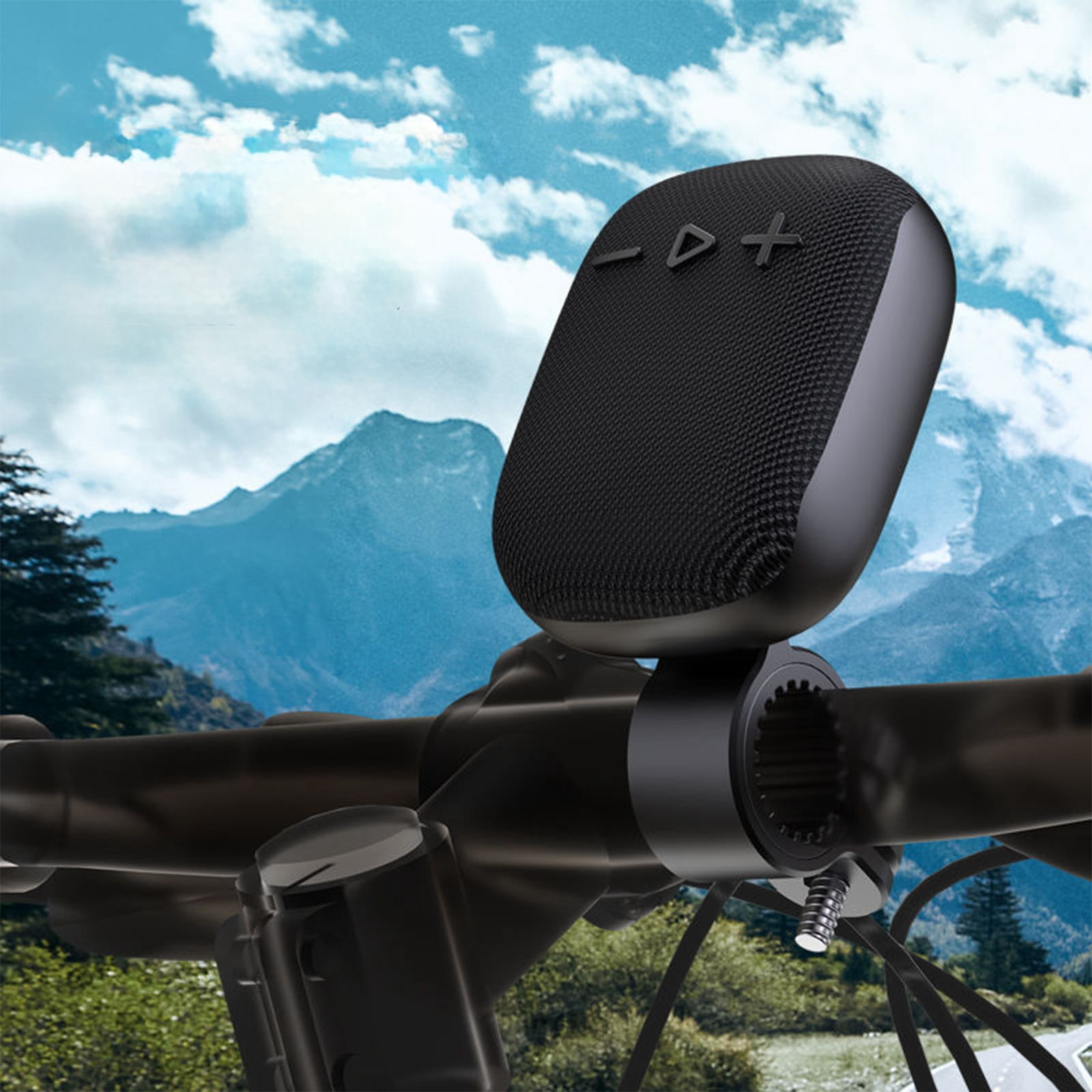 ZZkhGO Bluetooth Speaker, Wireless Outdoor Portable Subwoofer, Waterproof Heavy Duty Speaker with Audio Card Slot