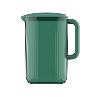 EARKITY Plastic Pitcher, Transparent Plastic Pitcher, Clear Water Pitcher with Lid, Iced Tea Pitcher, Water Carafe, Water Jug with Handle for Tea, Lemonade, Juice, Drink, Milk, Cold or Hot Beverages