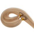 thumbnail image 4 of 50 Brins Micro Perles Lisses Soyeuses Anneaux Nano Extension de Cheveux Humains, 4 of 6