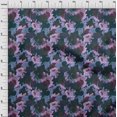 thumbnail image 4 of oneOone Velvet Teal Green Fabric Abstracts Craft Projects Decor Fabric Printed By The Yard 58 Inch Wide, 4 of 4