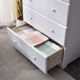 thumbnail image 4 of Better Home Products Isabela Commode en Bois de Pin Massif à 5 Tiroirs en Blanc, 4 of 8