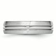 thumbnail image 3 of Cobalt Satin and Polished Grooved 6mm Band Size 13, 3 of 6